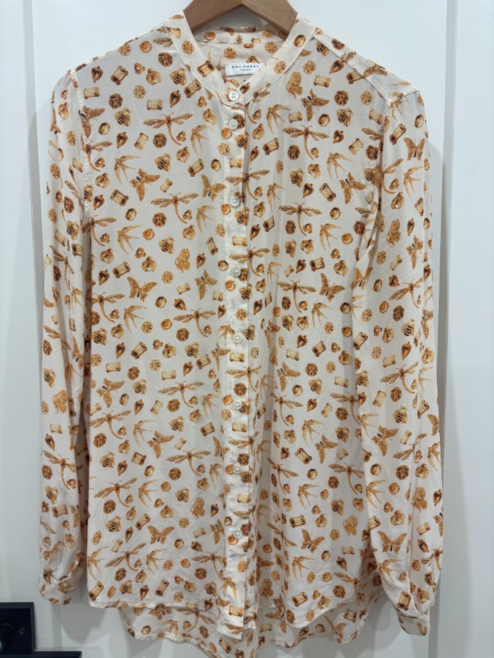 Equipment Henri Gem 100% Silk Button-up blouse
